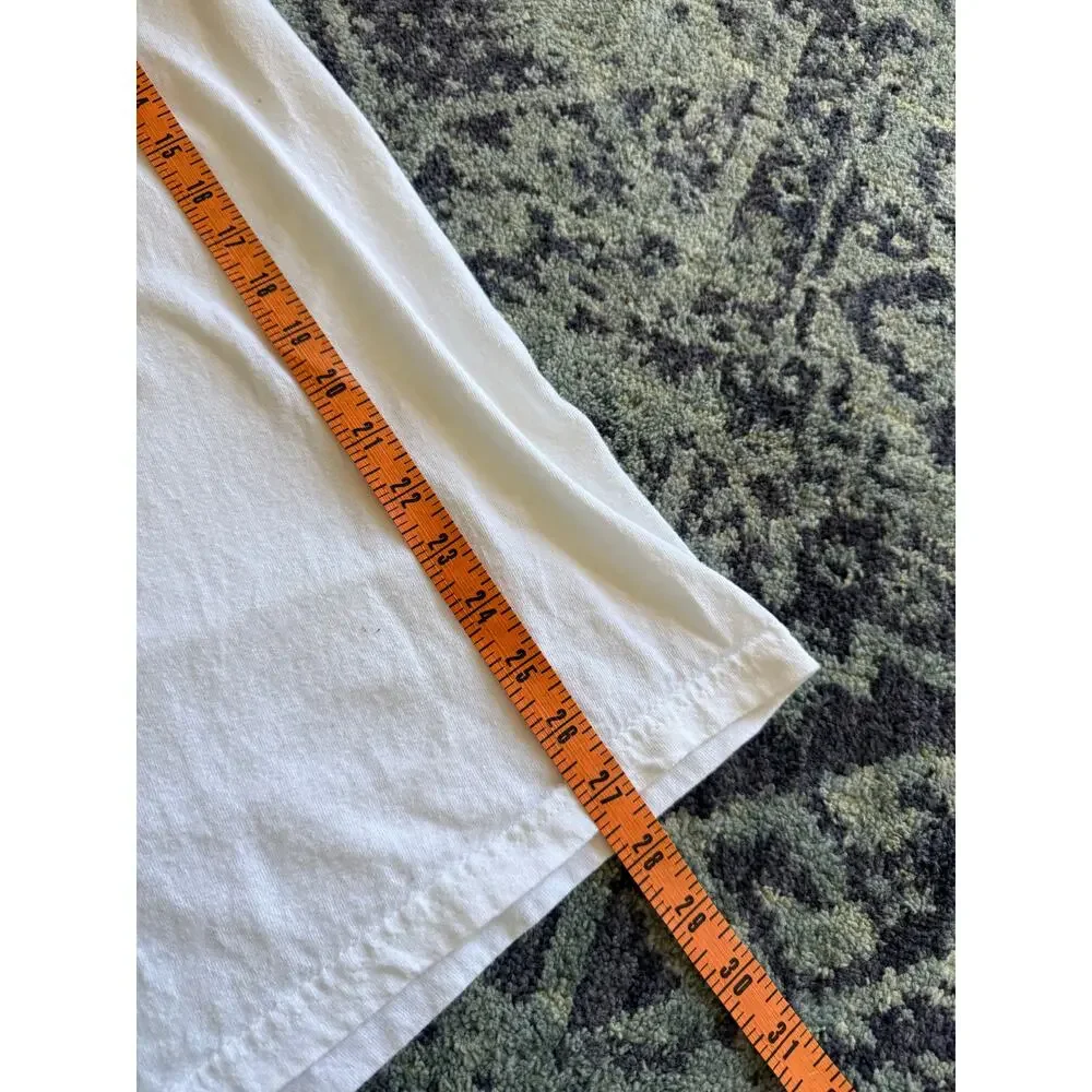 Vintage Cotton Gildan Heavyweight American Flag God Bless America T-Shirt XL - Picture 7 of 9